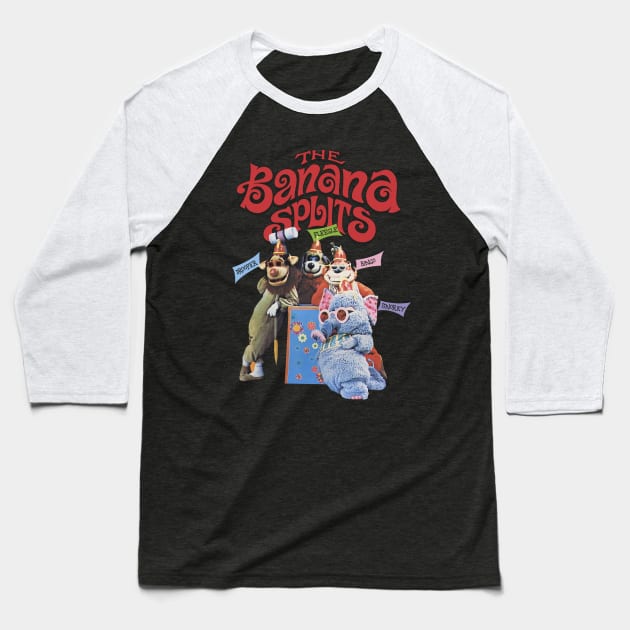 THE BANANA SPLITS TEAM Baseball T-Shirt by bospizza99